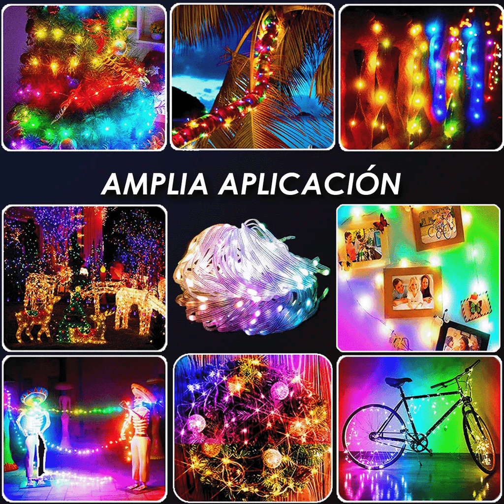 🎄 Luz LED Lineal Inteligente RGB 10 Metros APP