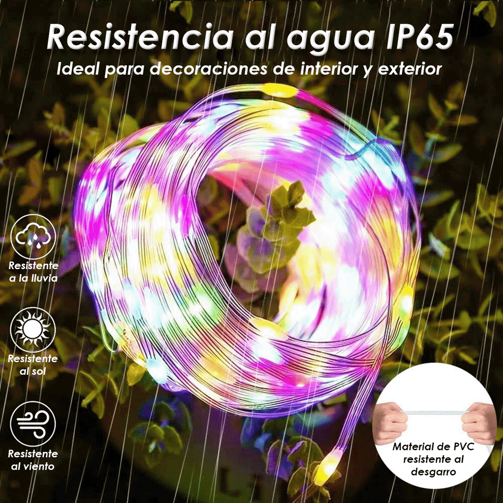 🎄 Luz LED Lineal Inteligente RGB 10 Metros APP