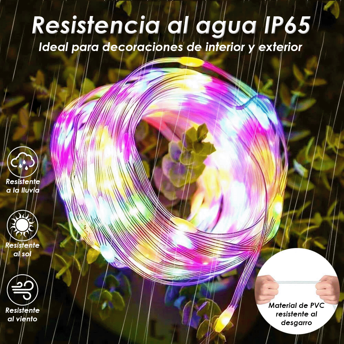 🎄 Luz LED Lineal Inteligente RGB 10 Metros APP