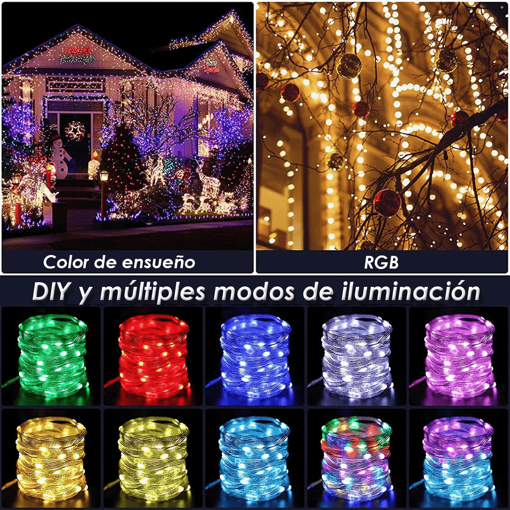🎄 Luz LED Lineal Inteligente RGB 10 Metros APP