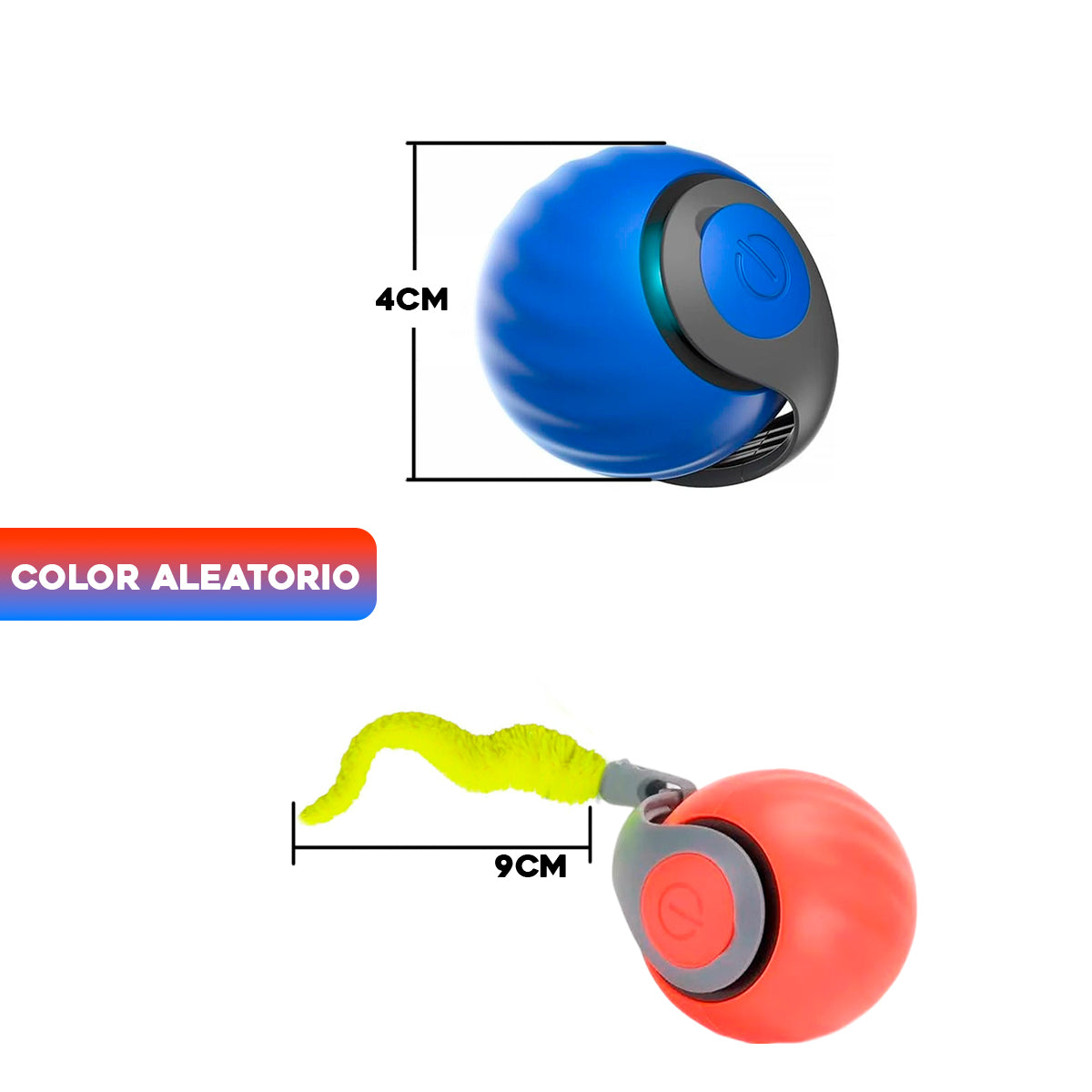 Juguete Interactivo Para Gatos Recargable Pelota Automática 490-181