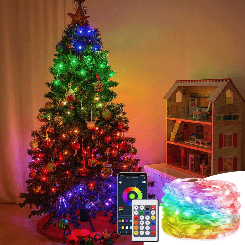 🎄 Luz LED Lineal Inteligente RGB 10 Metros APP